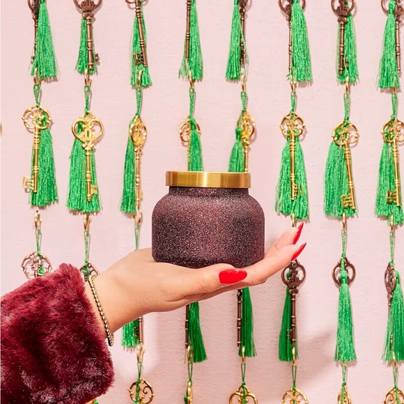 Capri Blue Tinsel & Spice Holiday Candle - Petite Glam Jar Candle - - Picture 12 of 12